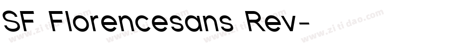 SF Florencesans Rev字体转换